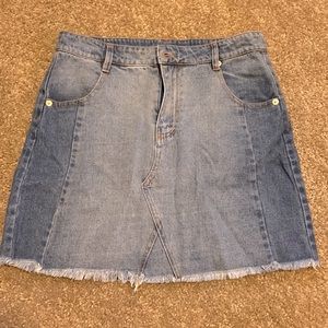 Altar’d state Jean skirt